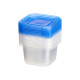 SET 8 FIAMBRERAS TAPA CUADRADA 880ML
