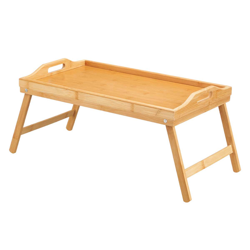 TABLE PLATEAU PLIANTE  BAMBOU