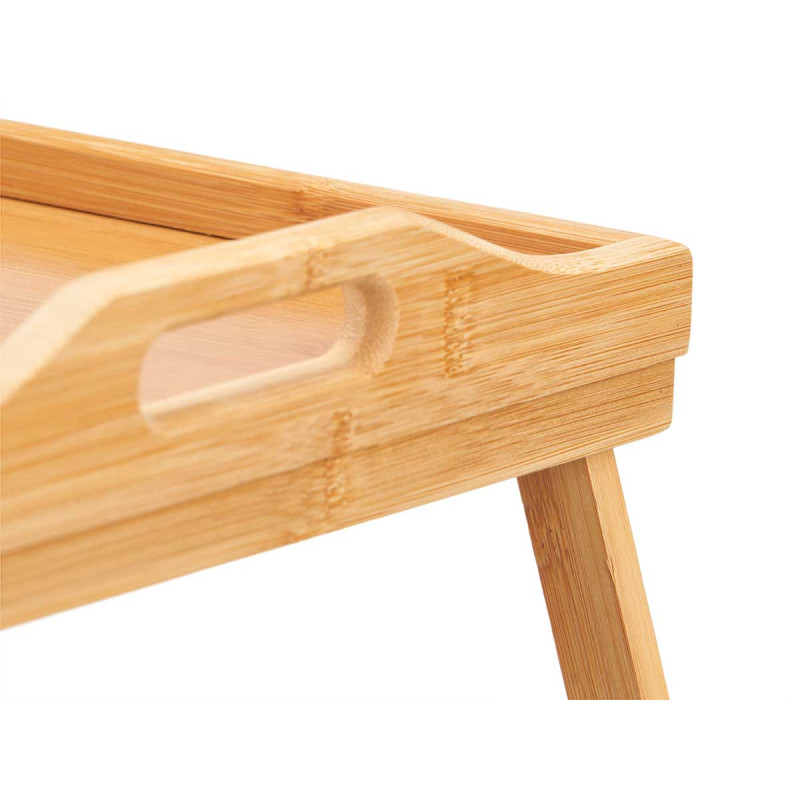 TABLE PLATEAU PLIANTE  BAMBOU