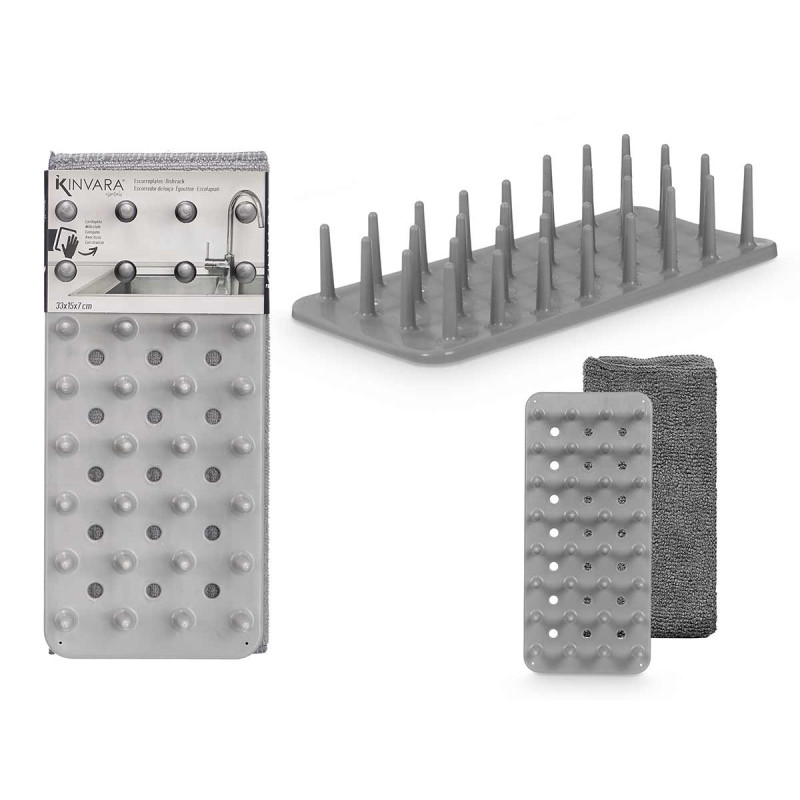 ÉGOUTTOIR  TISSU GRIS