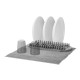 ESCORREDOR OVAL CINZENTO COM PANO