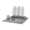 ESCORREDOR OVAL CINZENTO COM PANO
