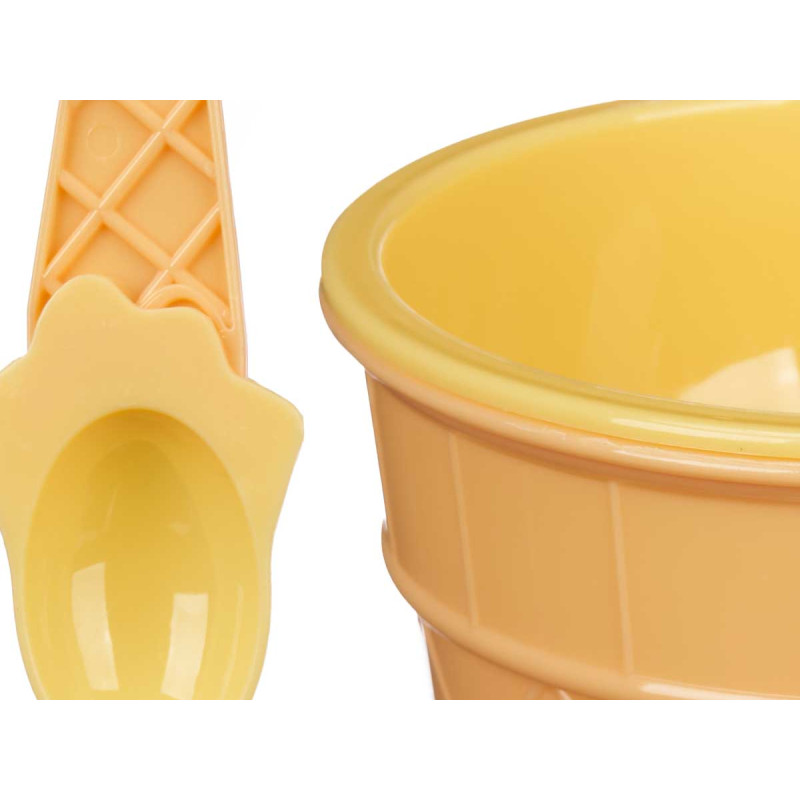 SET 4 COPPA GELATO CUCCHIAI 