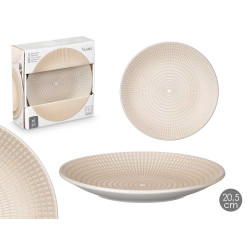 ASSIETTE À DESSERT 20,5 CM GRAVÉE GRIS