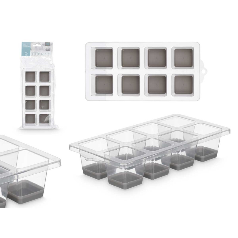 CUBITERA 8 HUECOS GRD GRIS