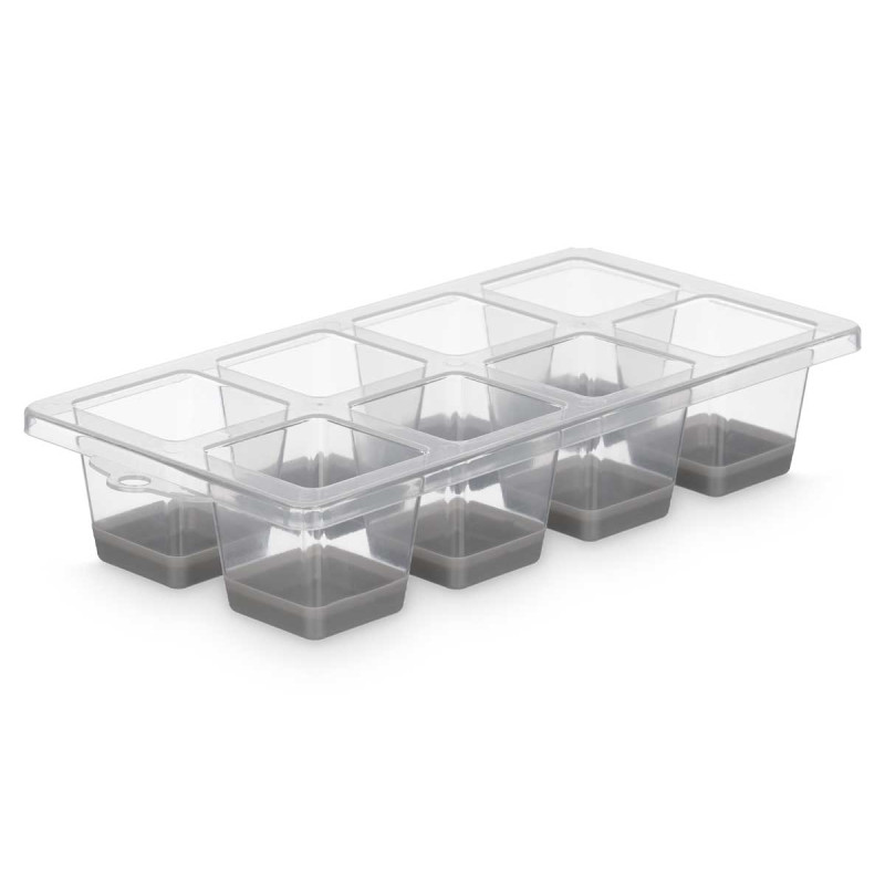 VASCHETTA GHIACCIO 8 BUCHI GRD GRIGIO 
