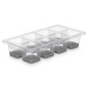CUBITERA 8 HUECOS GRD GRIS
