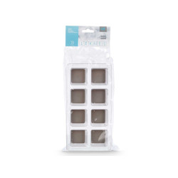 CUBITERA 8 HUECOS GRD GRIS