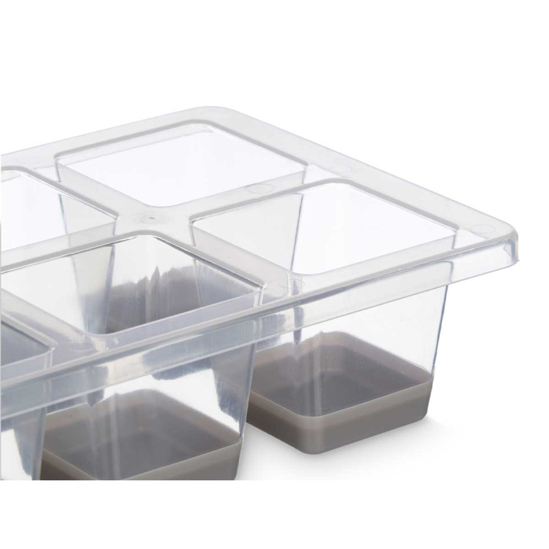 VASCHETTA GHIACCIO 8 BUCHI GRD GRIGIO 