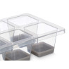 CUBITERA 8 HUECOS GRD GRIS