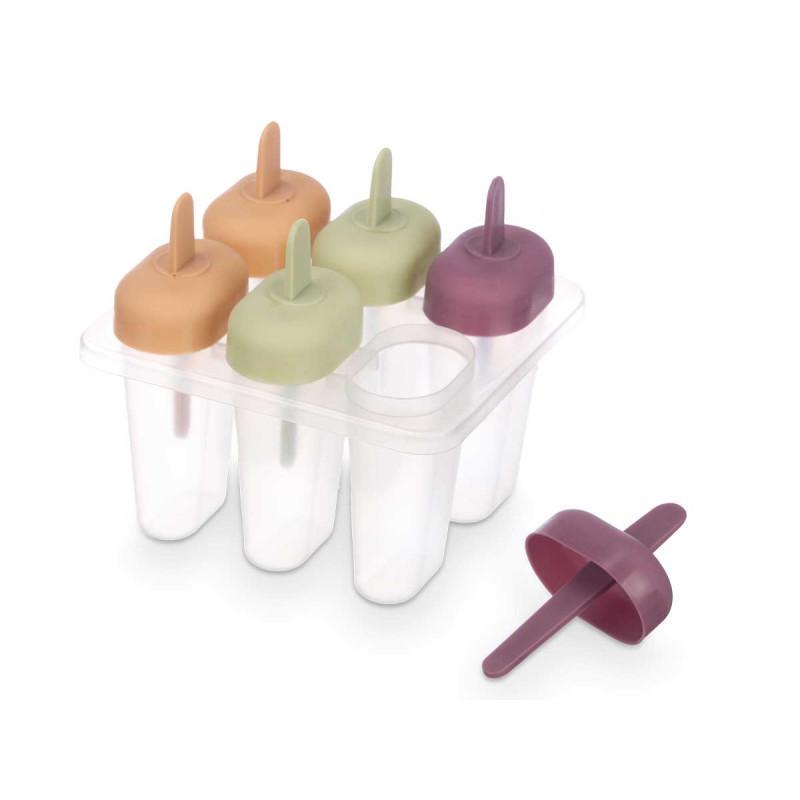 MOLDE GELADO 6 UNIDADES SORT 3 CORES