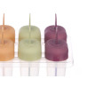 MOLDE GELADO 6 UNIDADES SORT 3 CORES