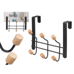 CINTRE  6 BOUTONS  PORTE NOIR