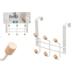 CABIDE DE PORTA 6 GANCHOS BRANCO