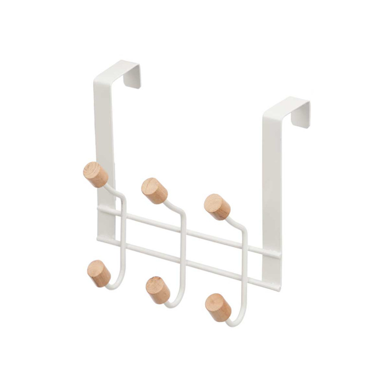 CINTRE  6 BOUTONS  PORTE BLANCS