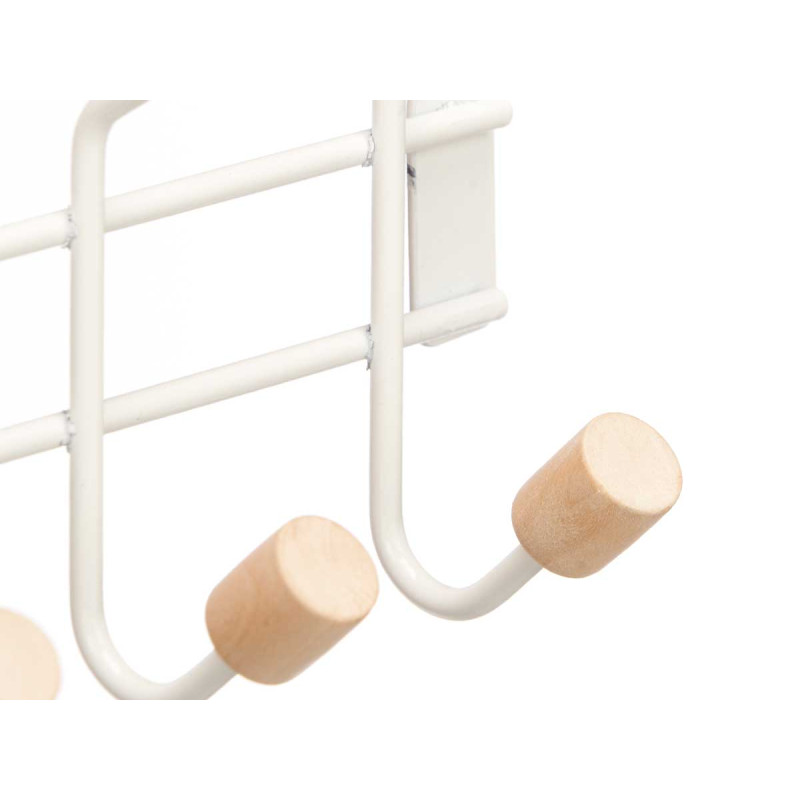 CINTRE  6 BOUTONS  PORTE BLANCS