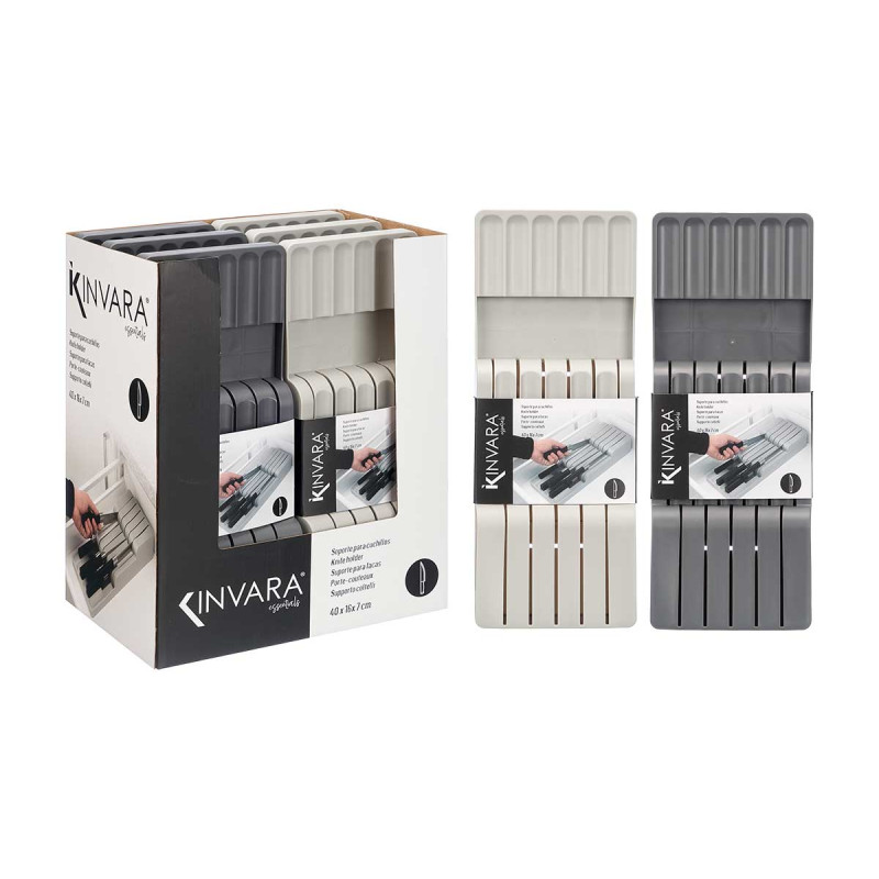 SUPPORTO COLTELLI ASS 2 GRIGIO 