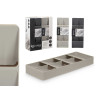 FOURCHETTE PORTE-CUILLÈRE SET 2 GRIS