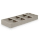 SUPPORTO FORCHETTE CUCCHIAI ASS 2 GRIGIO 