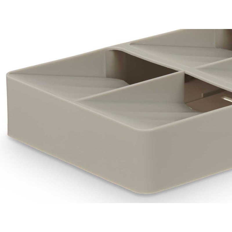 SUPPORTO FORCHETTE CUCCHIAI ASS 2 GRIGIO 