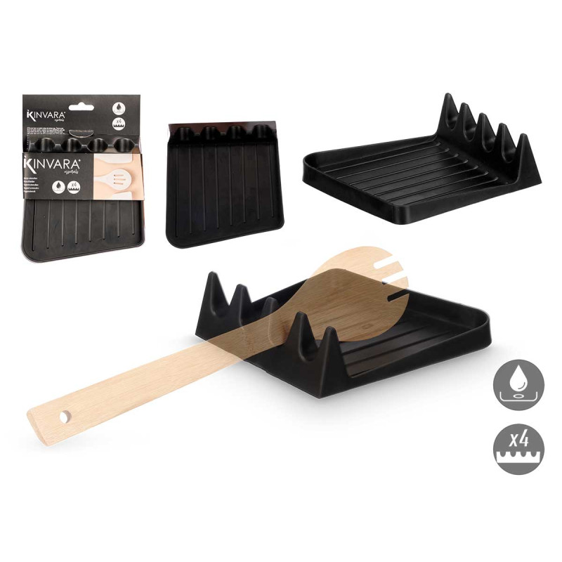 SUPORTE UTENSILIOS PRETO
