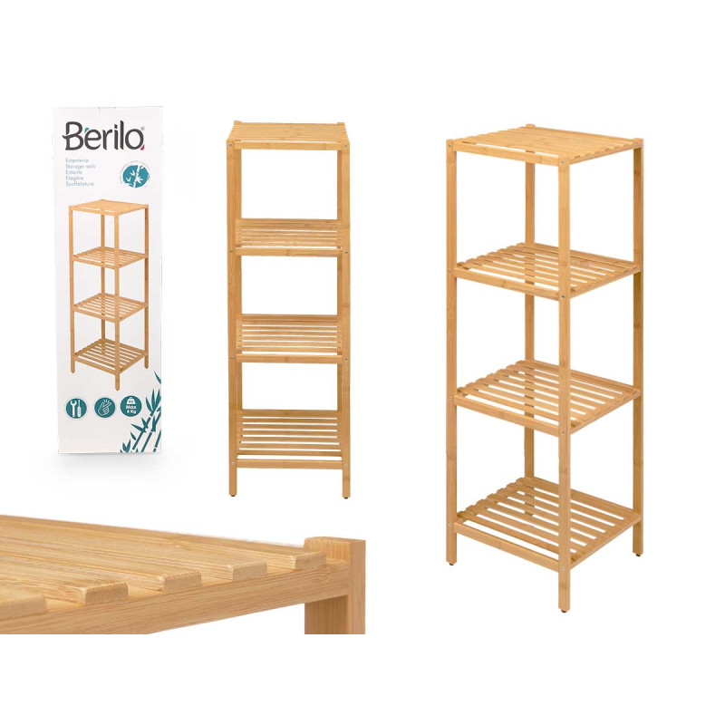BAMBOO SHELF 4 FLOORS