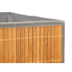 BAMBOO GREY FOLDING ORGANISER BOX