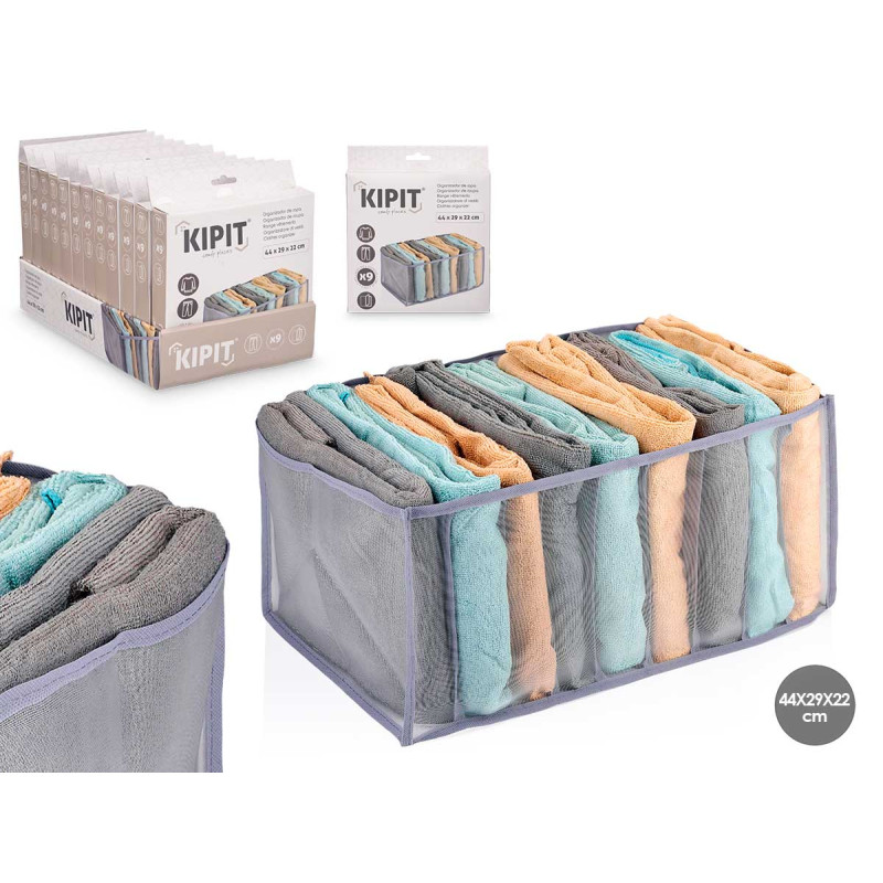 ORGANIZZATORE 9 SCOMPARTI MAGLIA PANTALONE 