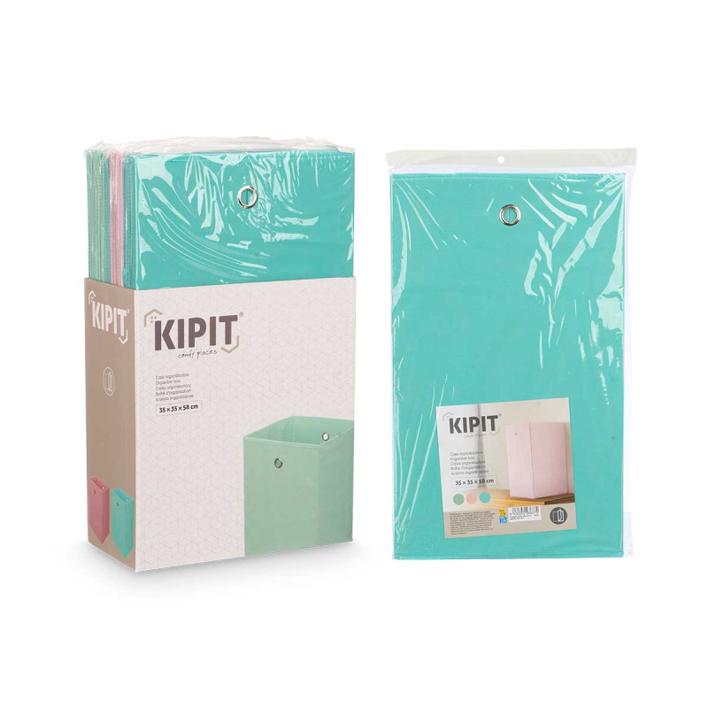 FOLDING ORGANISER BOX 35X35X58CM ASSORTED 3