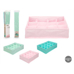 FOLDING ORGANISER BOX 36X24X10CM ASSORTED 3