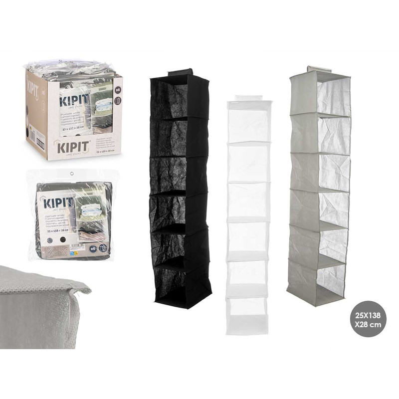 CUPBOARD ORGANISER 6 CAVITIES ASSORTED 3