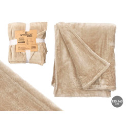 SILKY BLANKET BROWN 130X160XM