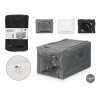 ZIP ORGANISER BOX ASSORTED 3 53X35X28CM