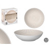 ASSIETTE CREUSE 20,5 CM GRAVÉE GRIS