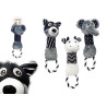 ANIMAL TEETHER FABRIC TEETHING RING ASSORTED 3