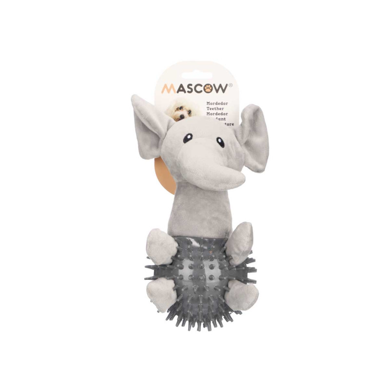 ANIMAL TEETHER BALL SPIKES ASSORTED 3