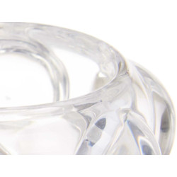 CANDLEHOLDER SMALL TRANSPARENT BALL