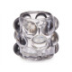 BOUGEOIR BOULE PETIT GRIS