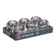 BOUGEOIR BOULE PETIT GRIS