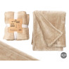 SILKY BLANKET BROWN 180X220CM