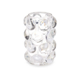 CANDLEHOLDER LARGE TRANSPARENT BALL