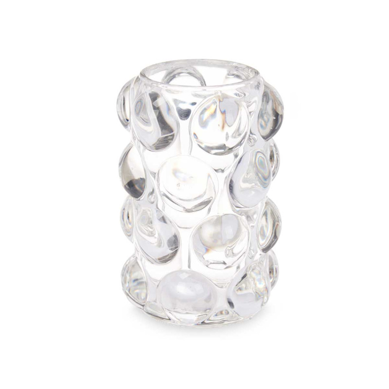 CANDLEHOLDER LARGE TRANSPARENT BALL