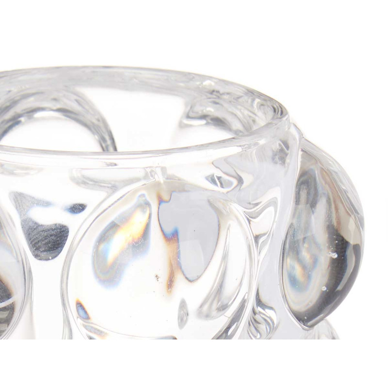 CANDLEHOLDER LARGE TRANSPARENT BALL