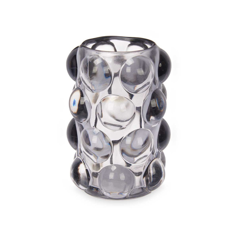 CANDLEHOLDER LARGE GREY BALL
