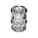 BOUGEOIR BOULE GRAND GRIS