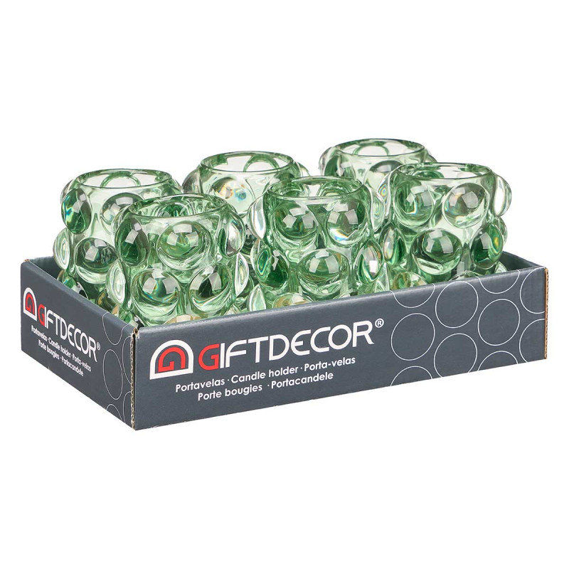 BOUGEOIR BOULE GRAND VERT