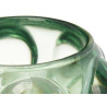 CANDLEHOLDER LARGE GREEN BALL