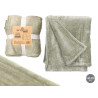 SILKY BLANKET GREEN 180X220CM
