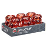 BOUGEOIR BOULE GRAND COULEUR TUILE