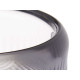 CANDLEHOLDER LARGE GREY CIRCLE STRIPE